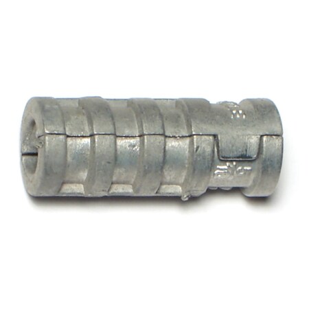 Short Lag Shield, 1/4 Dia, Alloy Steel Zinc Plated, 12 PK